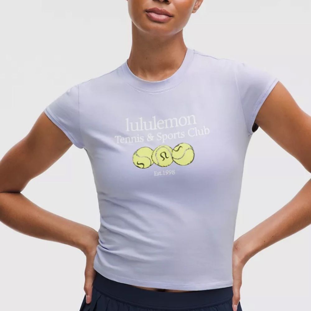 NWT Lululemon Organic Cotton Baby Tee